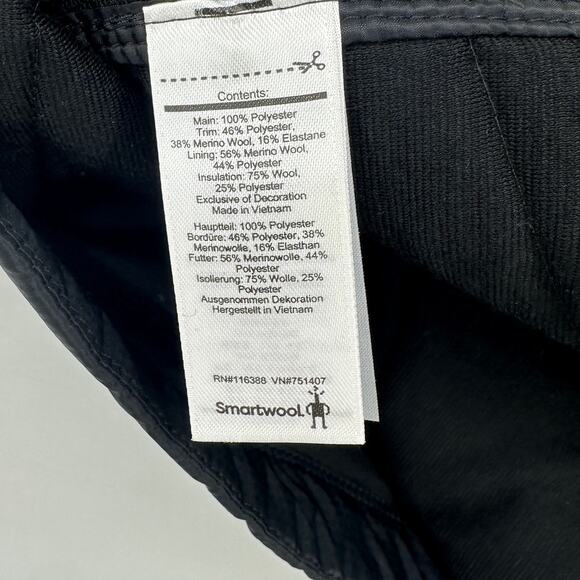 Smartwool Women's Black Smartloft Insulated Quilted Skirt Wool Blend, Small, EUC - Picture 4 of 6